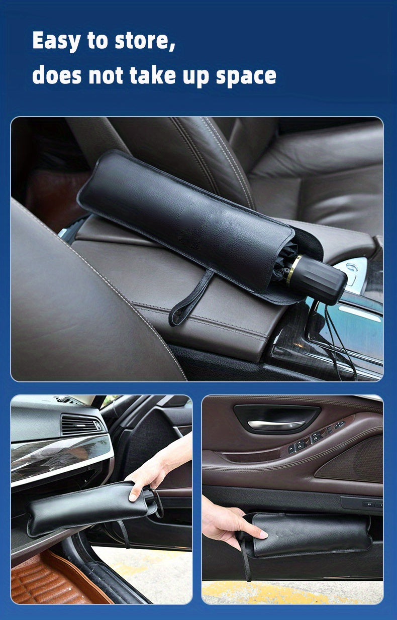 Automobile Windshield Sunshade-Foldable Automobile Umbrella Sunshade, Anti-Ultraviolet Car Front Window (Heat Protection) Windshield Cover Card