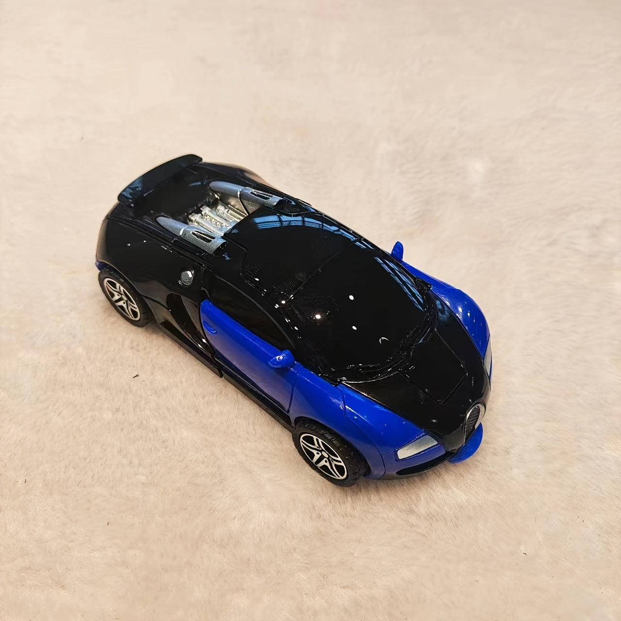 4-In-1 Transforming Robot Car Toy for Kids, Creative ABS Construction, Fun Vehicle to Robot Mode, Ideal Gift for Boys, Mixed Color for Winter