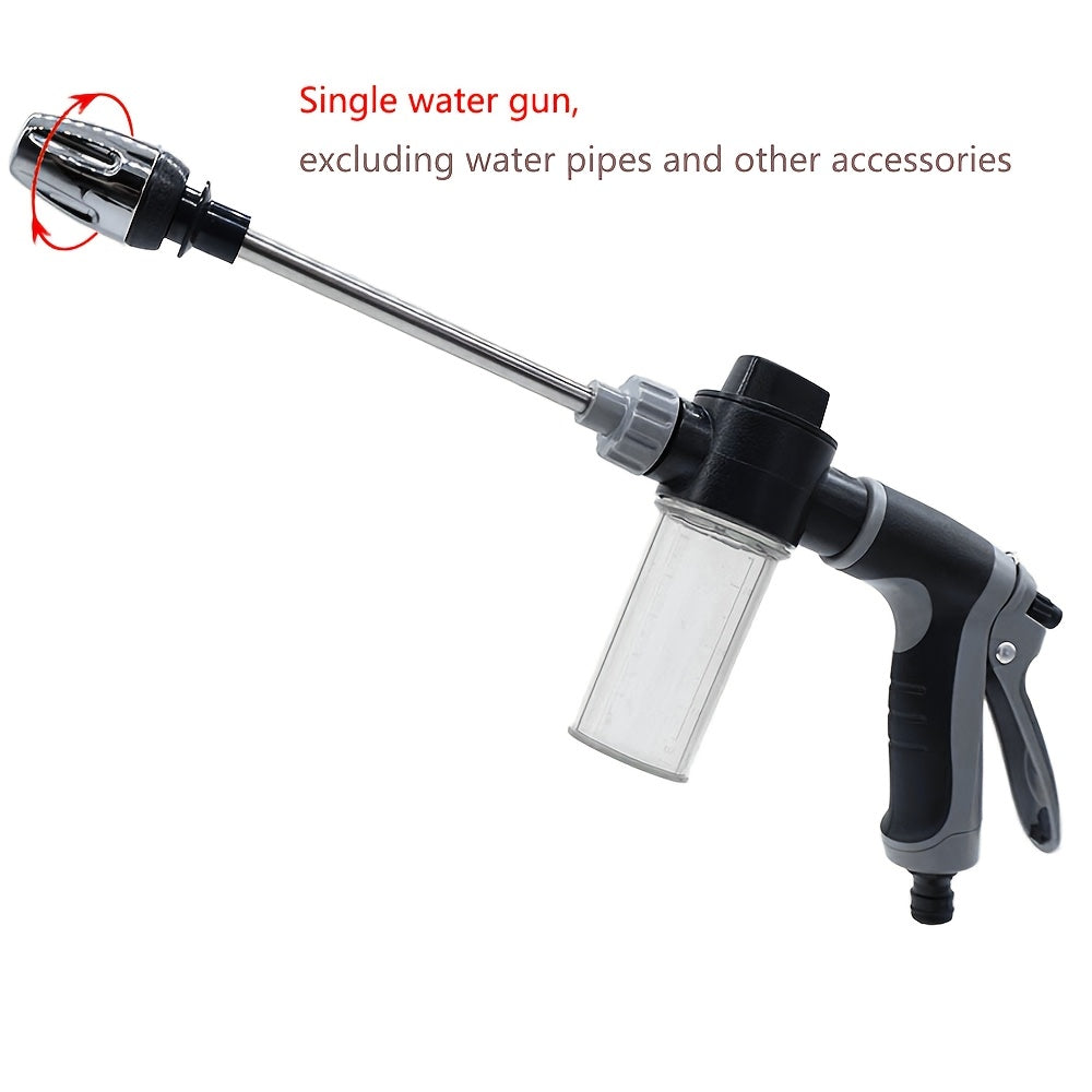 1pc high-Pressure Car Washing Water Gun, External Cleaning Of RV, Foam Kettle Cleaning, Garden Water Hose Nozzle, Garden Shower, Multifunction Watering tool, Powerful Cleaning