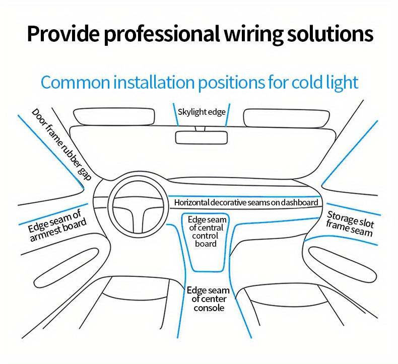 196.85inch Car Environment El Wire LED USB Flexible Neon Interior Lights Assembly RGB Light for Automotive Decoration Lighting Accessories for car party DIY Living Room and Bedroom Atmosphere Decoration, Bedroom Lights, Best