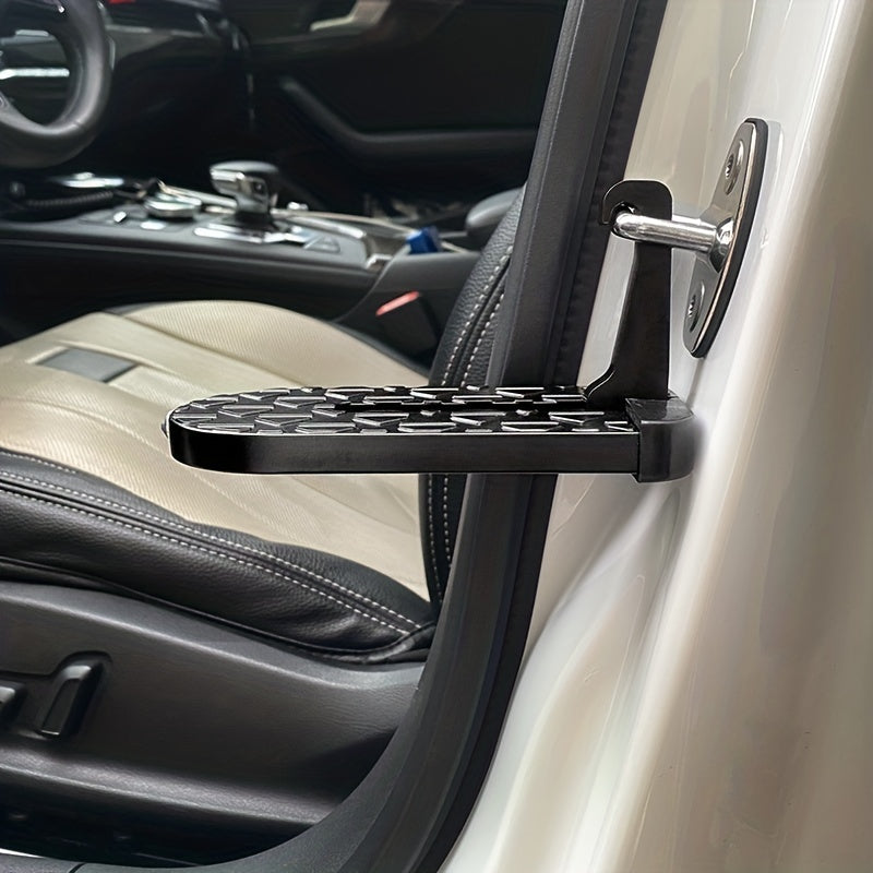 1pc, Car Pedals. The Foot Pedal Is Installed On The Latch, With A Glass Crusher For Easy Access To The Roof. Suitable For Most Cars, SUVs, And Trucks