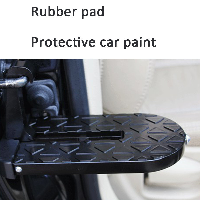 1pc, Car Pedals. The Foot Pedal Is Installed On The Latch, With A Glass Crusher For Easy Access To The Roof. Suitable For Most Cars, SUVs, And Trucks