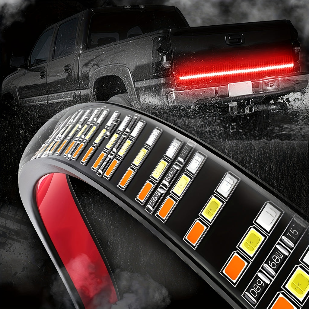 60IN Car LED Rear Department Light Strip LED Flow Light Strip Atmospheric Decorative Light 12V