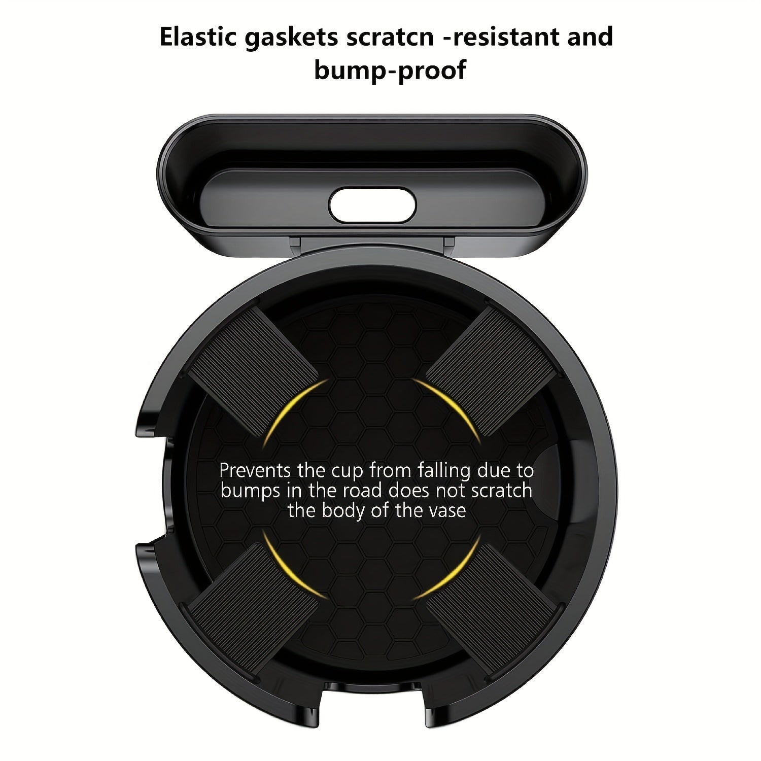 2-in-1 Cup Holder Phone Holder For Car, Multifunctional Large Cup Holder, Fits For Yeti, Stanley 32/40/46, Car Drinking Bottle Holder