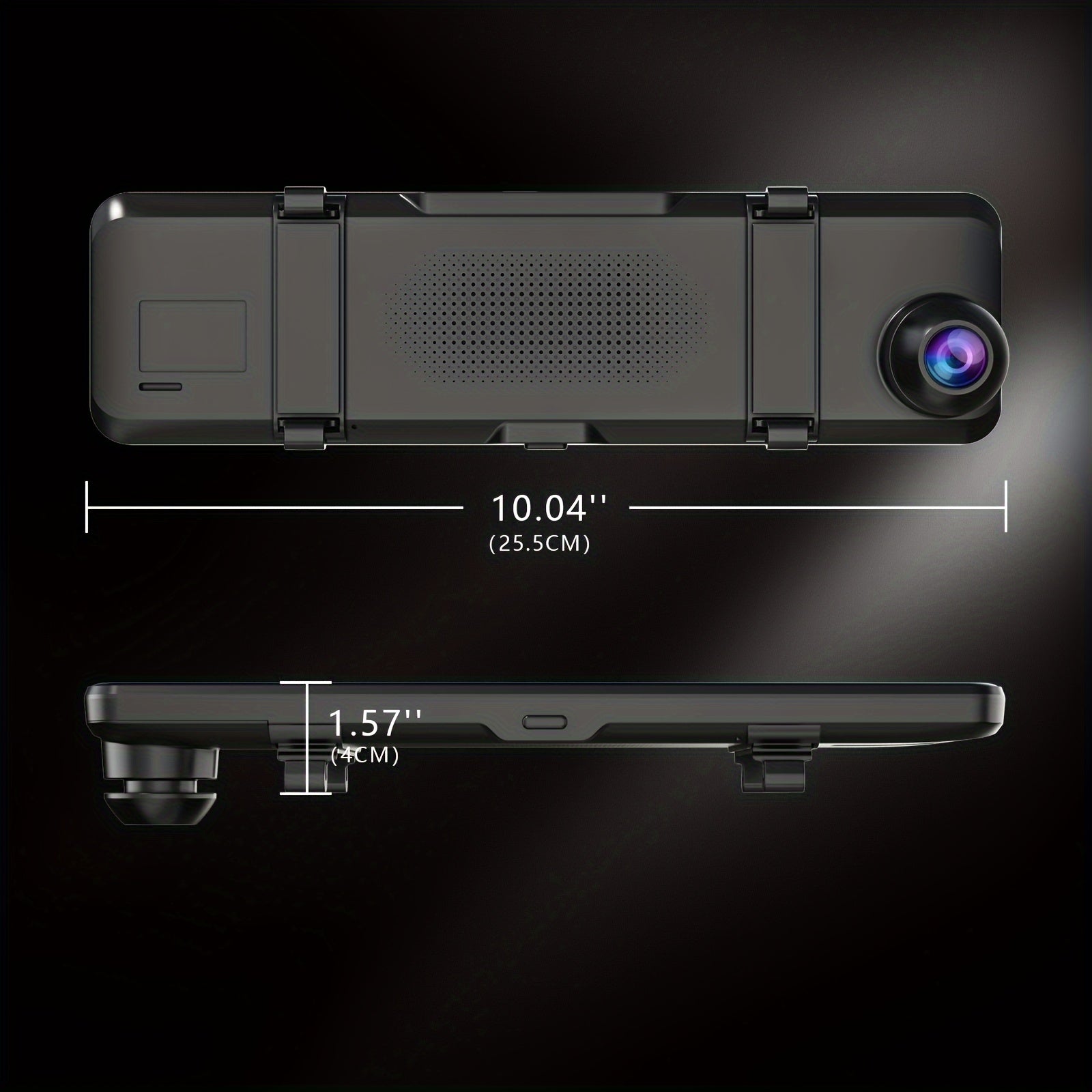 4K Mirror Dash Cam Front And Rear, Rearview Mirror Camera For Cars & Trucks With 11" IPS Touch Screen, Backup Camera With Type-C, Starvis Sensor