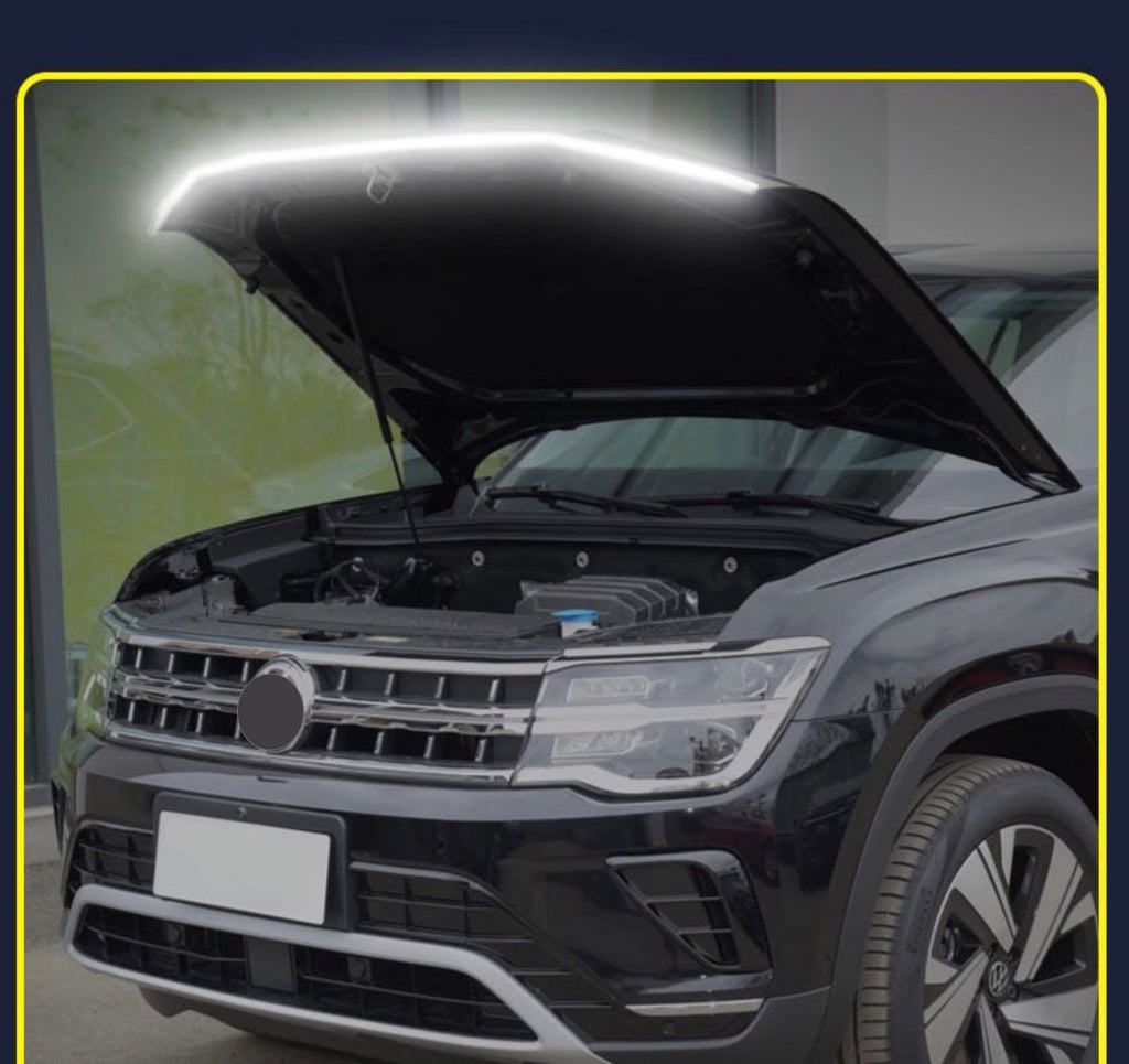 Start-Scan Car LED Hood Light - 12V, Universal, No Battery Needed, High-Intensity LED for Motor Vehicles, Ideal for Starting Engines, Engine Start Light|Modern Car Accessory|Durable Construction, Car Light Accessories