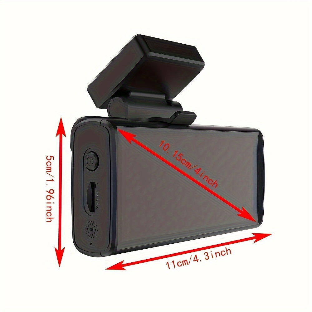 5K M580 Dual Dash Cam - 4-Inch Touch Screen, 150°+140° Wide Angle, 4K Front and 1080P Rear Cameras, Built-in 5G WiFi, GPS, Time-Lapse, 4 Advanced Parking Modes, Screensaver Optional, Easy Installation, Universal Fit for Car