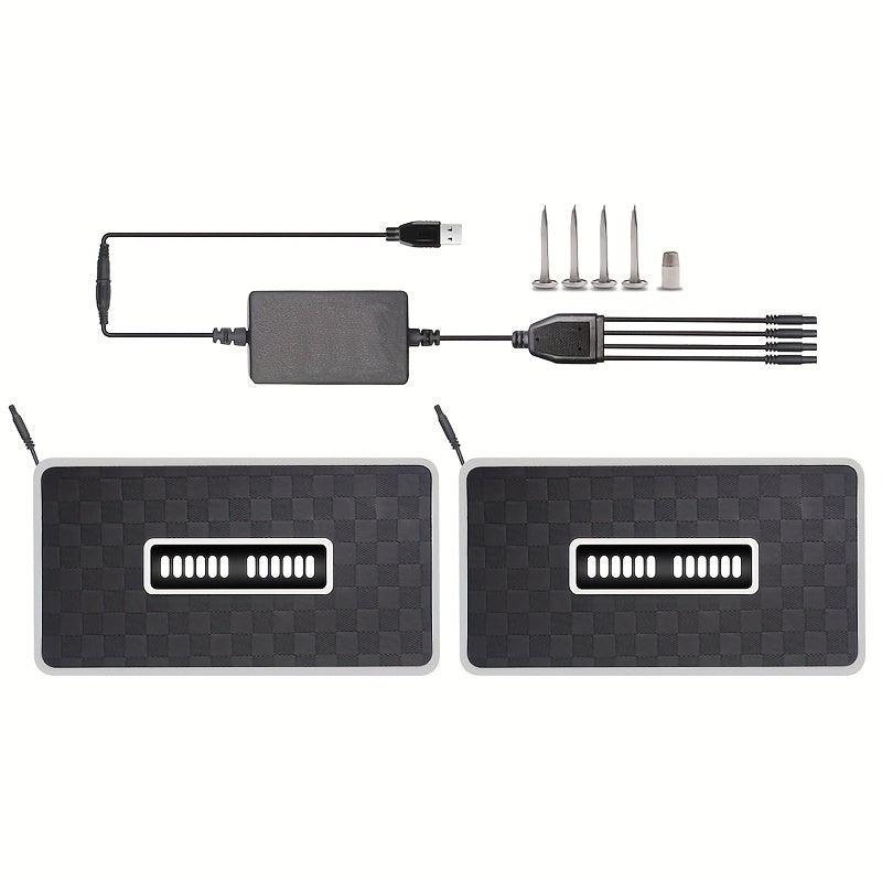 Car LED Lights for Floor Mats, Interior Car LED Strip Lights, Luminous Ambient Neon Car Lighting Kits, Universal Automotive Floor Mats