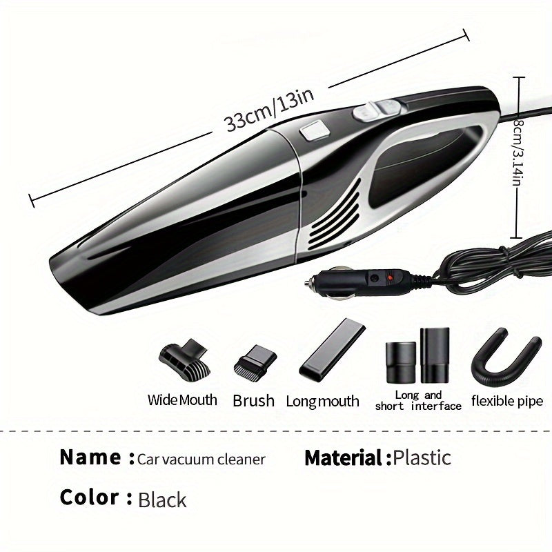 Car mounted vacuum cleaner, handheld, powerful, high-power, ultra strong suction, small mini handheld vacuum cleaner for use in vehicles