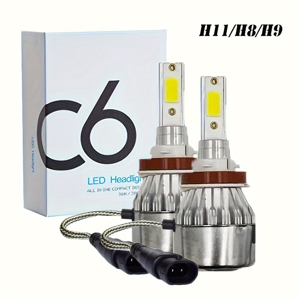 2pcs Headlight H4 H1 H3 Car Lamp H7 H11 9004 9005 9006 9007 Car Led Headlamp Pair