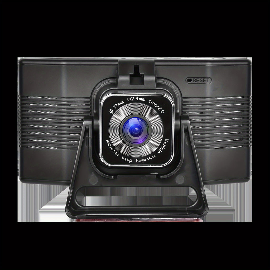 Wireless ios Carplayer & Android Auto with 4K Dash Cam, 5" Portable Touch Screen for Car, Wireless AUX/FM Transmitter, Driving Recorder, Voice Control Car Stereo Receivers