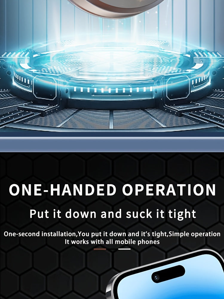 2023 Gravity-Free Revolution Magnetic Phone Car Mount - Effortless Navigation, Secure Universal Fit, Easy Install Stickers - The Ultimate Car Accessory for Safe Driving