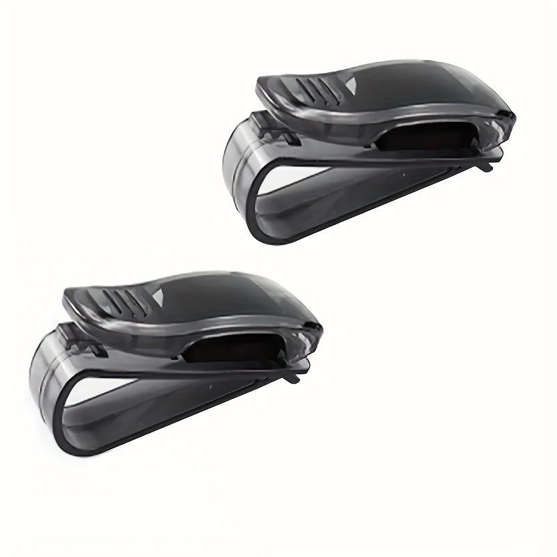 2pcs Universal Glasses Holder Eyeglasses Clip, Car Storage Accessories, Sunglasses Holder, Ideal choice for Gifts