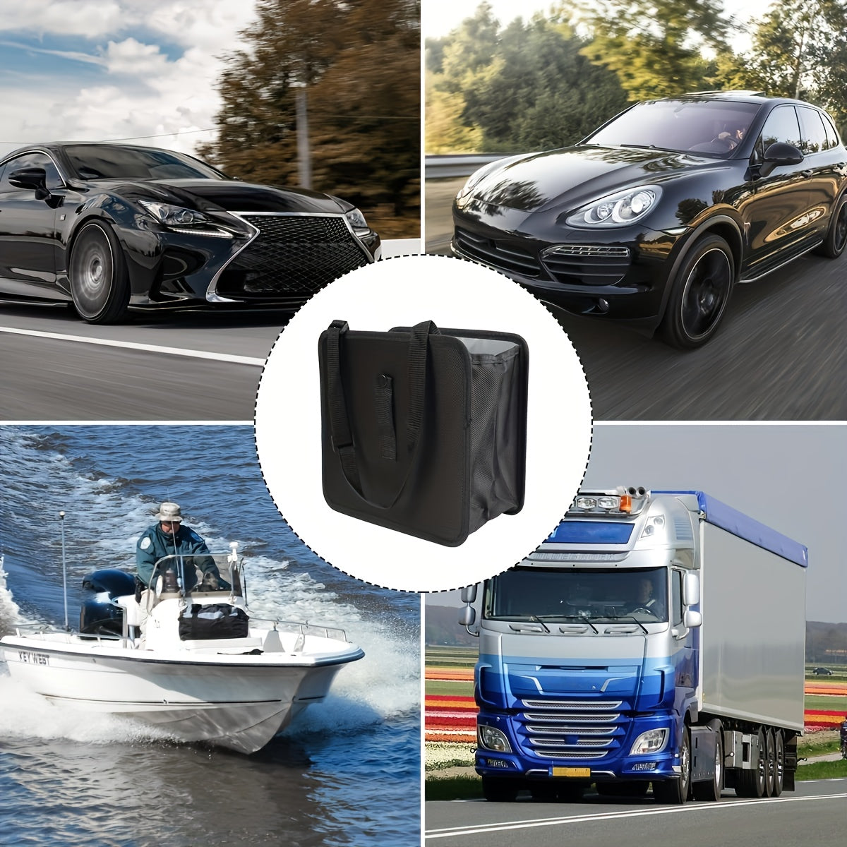 Foldable Car Trash Can, Hanging Waterproof Leakproof Trash Can Storage Bag For Car With Large Capacity, Car Interior Accessories For Women & Men Gift