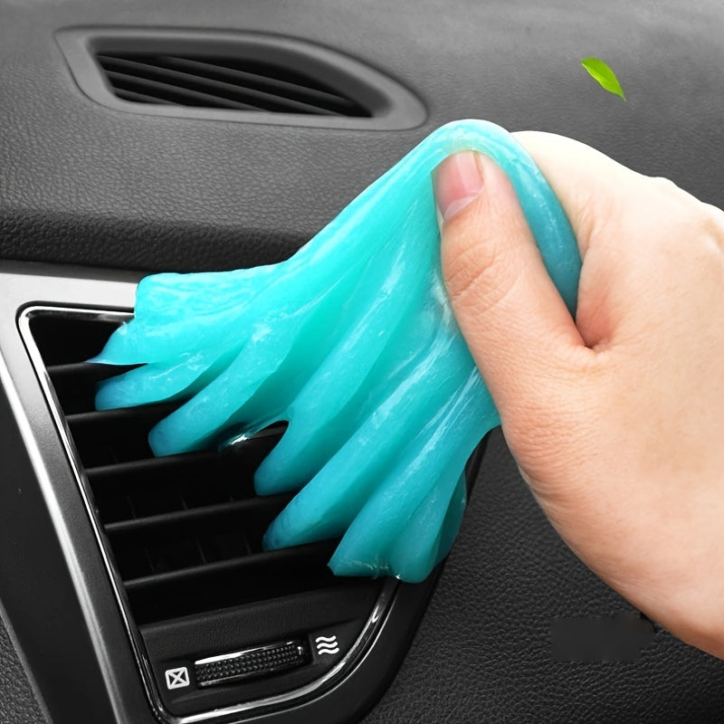 1pc Miracle Adhesive Gel Cleaner - Effortlessly Erase Dust from Car Interiors, Vents & Keyboards, Reusable & Washable, Ultimate Car Detailing Tool, Ideal Gift for Men