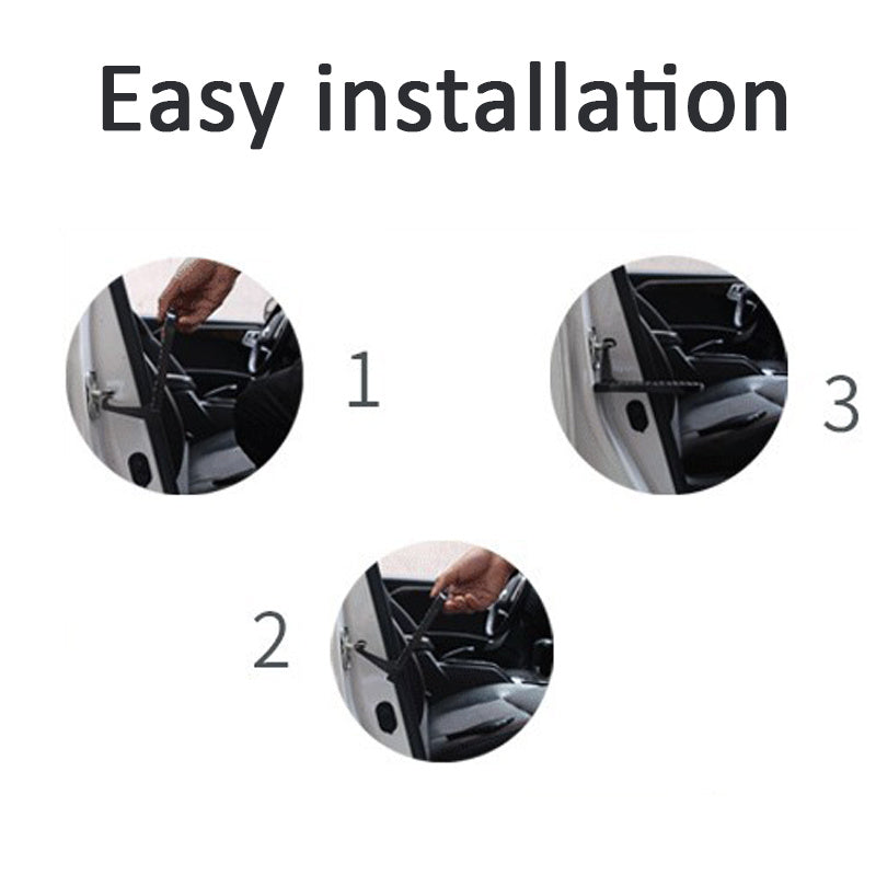 1pc, Car Pedals. The Foot Pedal Is Installed On The Latch, With A Glass Crusher For Easy Access To The Roof. Suitable For Most Cars, SUVs, And Trucks