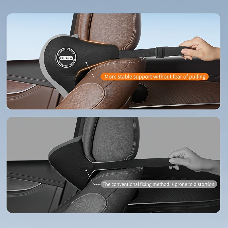 [CHEGES Car Headrest] CHEGES High-grade Memory Foam Car Headrest | Polyester Car Neck Pillow for Four Seasons General Car Automotive Supplies Accessories