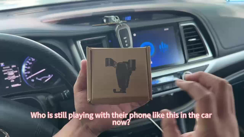 Car Navigation Mobile Phone Holder Car Air Outlet Anti Shaking Gravity Car Holder Factory Mobile Phone Holder