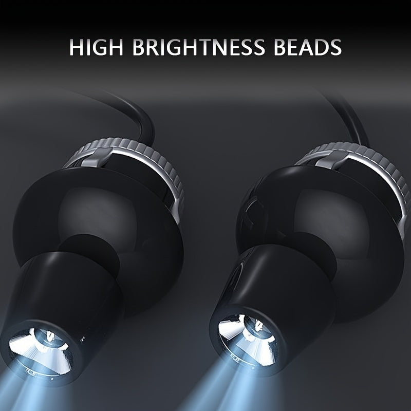 2pcs Car Led Puddle Door Lights, Universal Car Projection Lights, Angel Wings LED Side Mirror Puddle Lights For Car