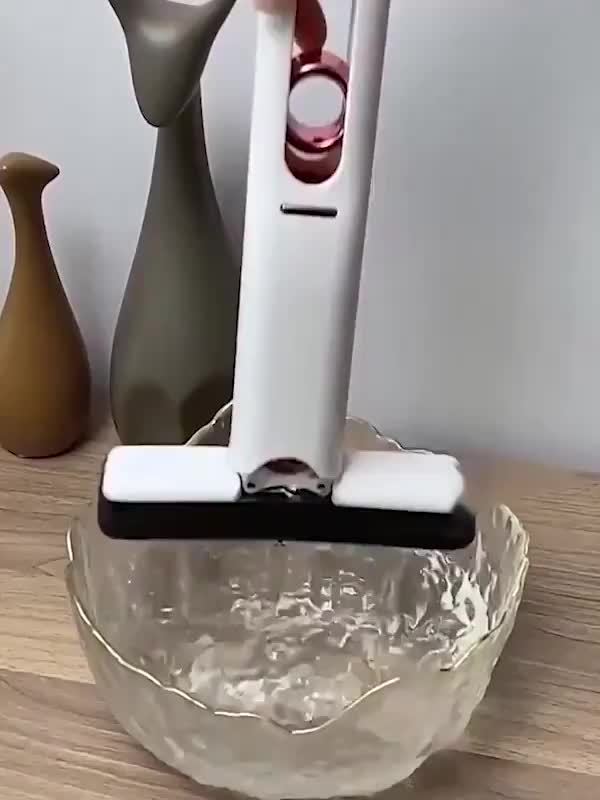 1pc Hands-Free Sponge Mop - Super Absorbent Multipurpose Mop with Easy Wash Design for Bathroom, Car, Window Cleaning - Home & School Supplies