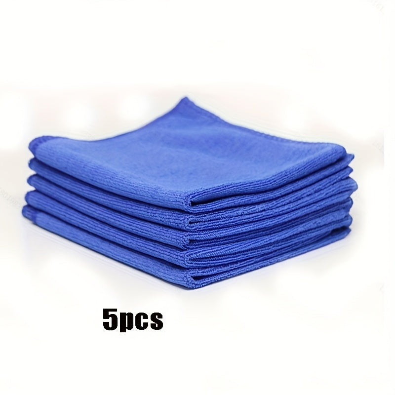 3/5/10pcs Extra Soft and Quick-Drying Car Wash Microfiber Towel, 30*30cm (11.8*11.8 Inch) Car Cleaning Drying Cloth for Home Kitchen Rag Dishwashing