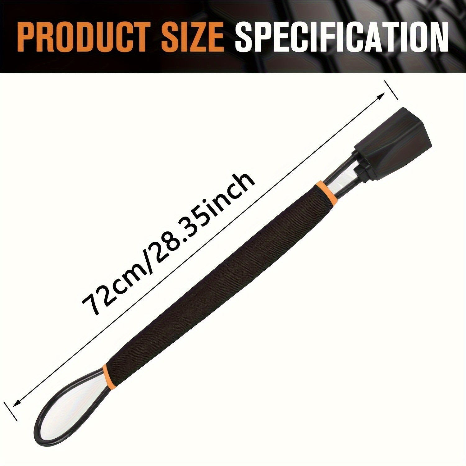 Cut-Resistant Retractable Bold Cable Besper Steel Steering Wheel Lock Anti-Theft Device with Seatbelt Fastener for Car & SUV Security - No Assembly Required