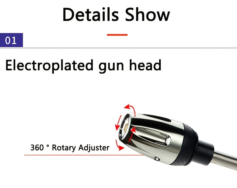 1pc high-Pressure Car Washing Water Gun, External Cleaning Of RV, Foam Kettle Cleaning, Garden Water Hose Nozzle, Garden Shower, Multifunction Watering tool, Powerful Cleaning