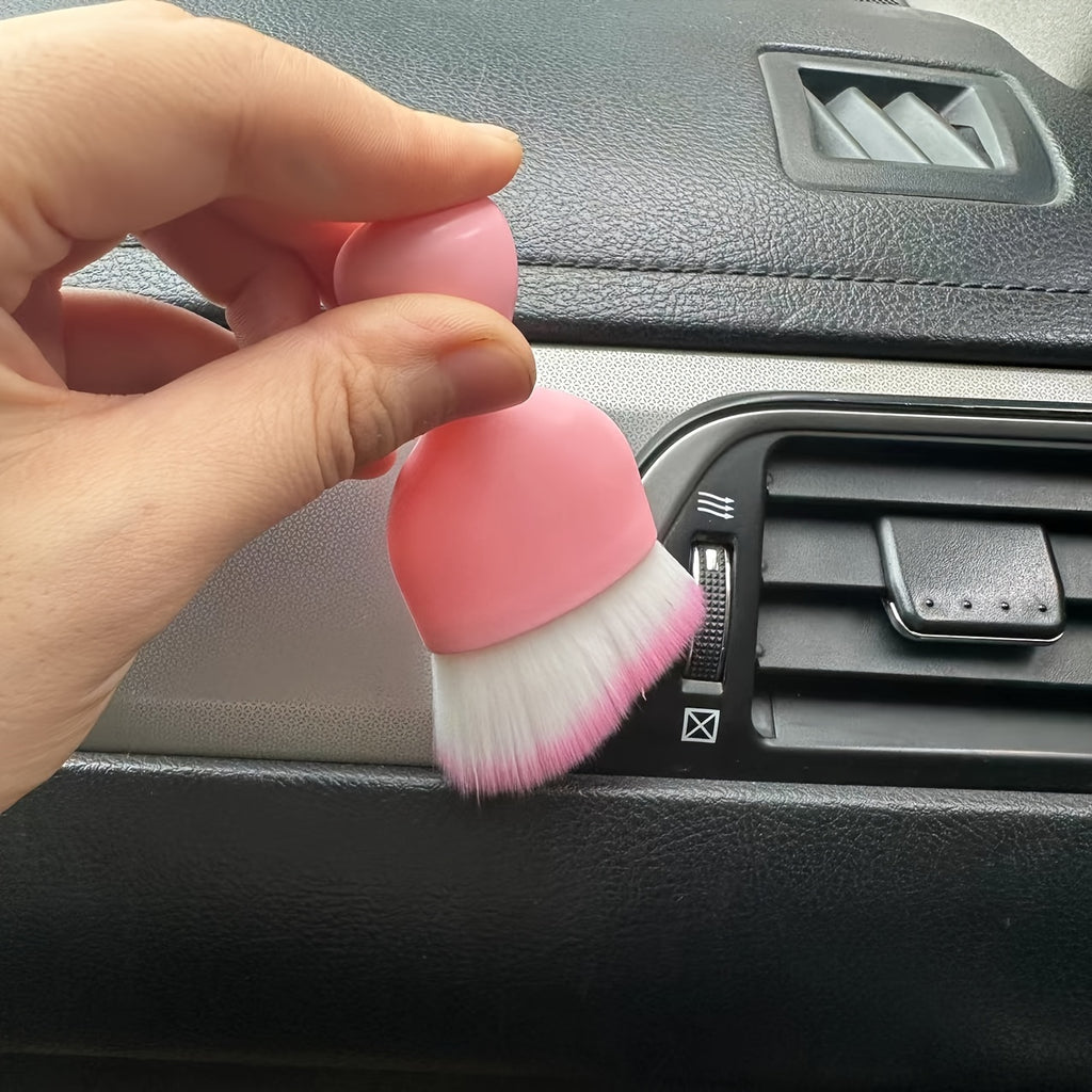 Car Interior Detail Brush Cleaning Maintenance Car Brush Air Conditioner Air Vent Dust Soft Bristle Brush Car Cleaning Care Brush