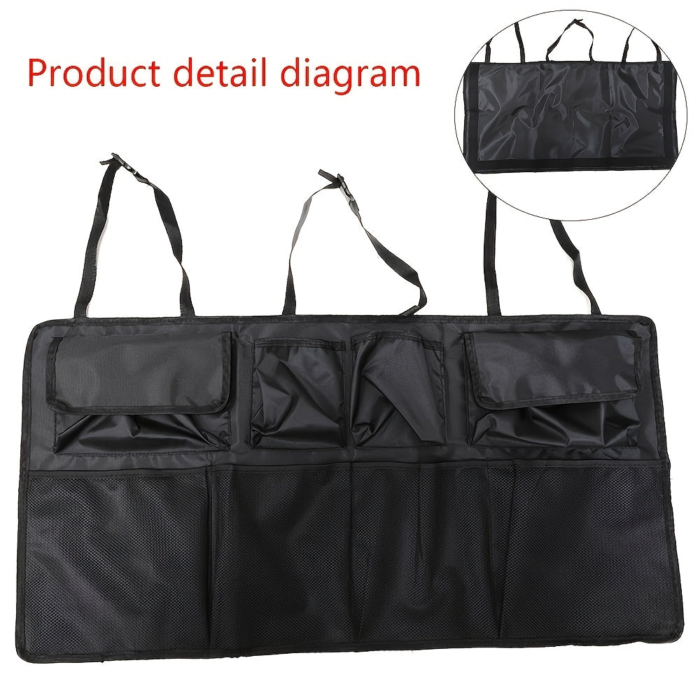[Car Trunk Storage] 8 Large Storage Bags Car Trunk Hanging Storage Bag | Hanging Car Trunk Storage Bag